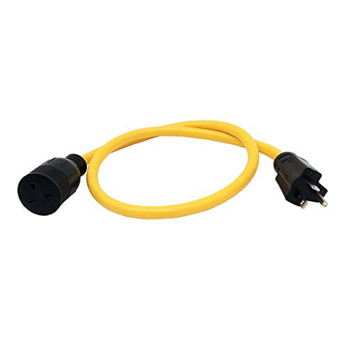 Parkworld NEMA 6-15 Extension Cord 6-15P to 6-15R 20A 5000W 5000W 250V 3FT T Blade Female Also for 6-20R Adapter 
